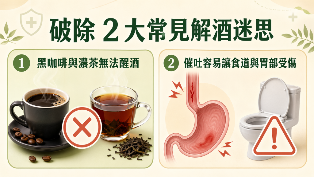 破除 2 大常見解酒迷思
