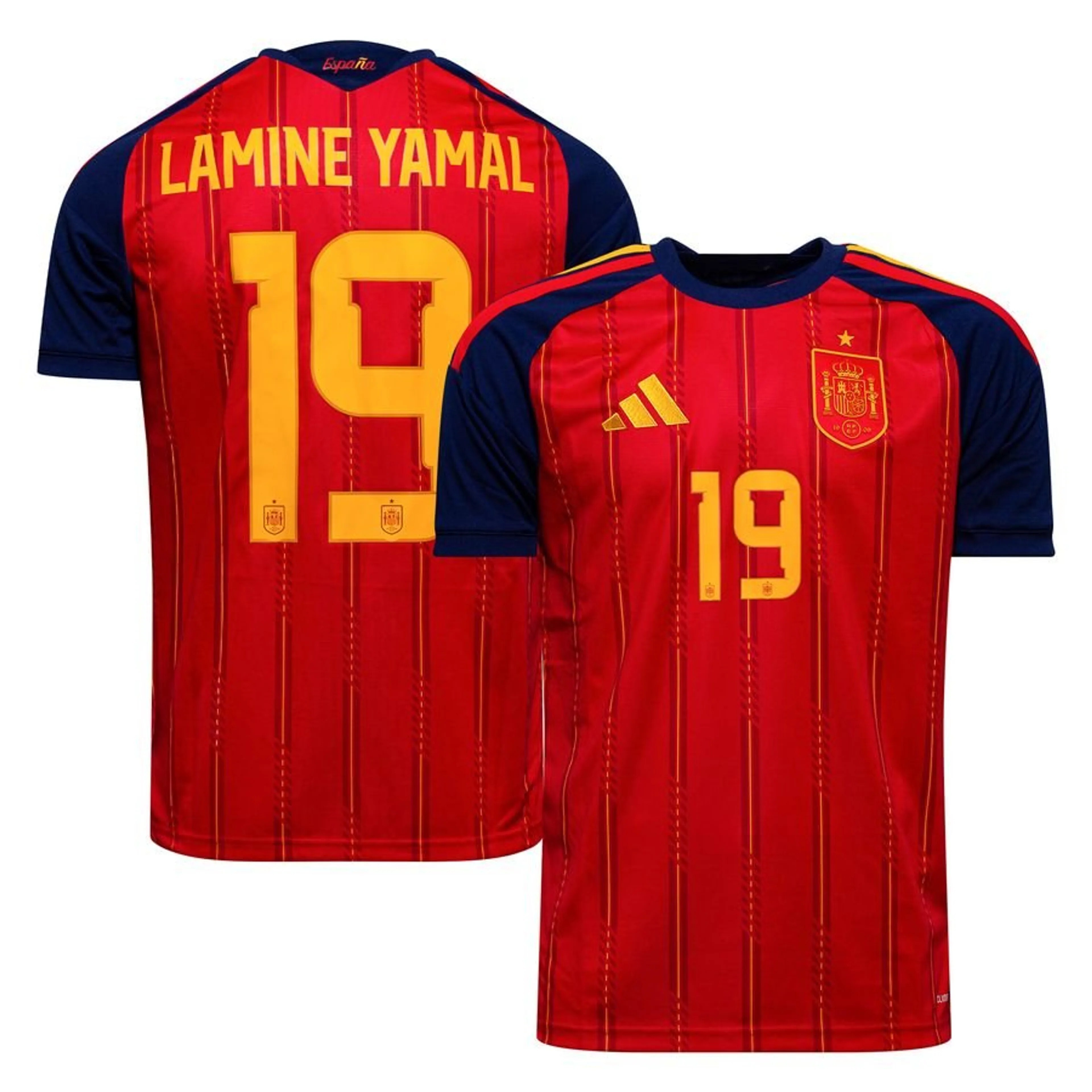 2026 Spain Home Shirt with Nameset