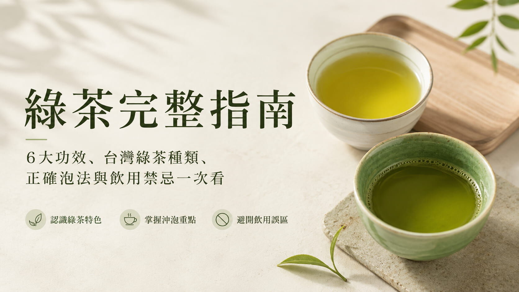 綠茶完整指南｜綠茶功效、咖啡因含量、種類、台灣綠茶、沖泡方法