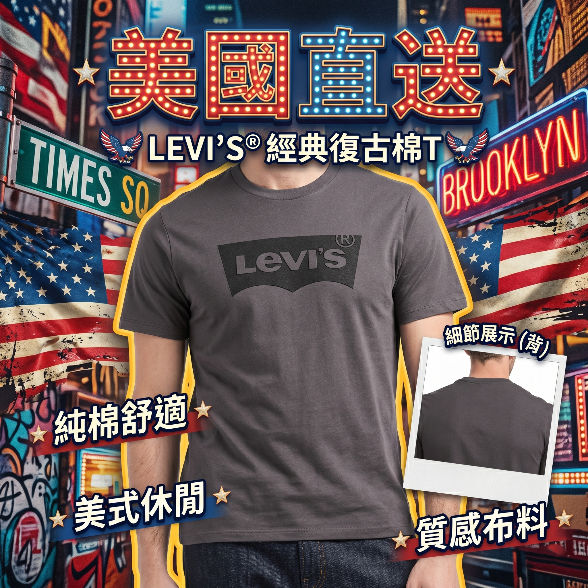 【預購】LEVIS H051330 印花短袖