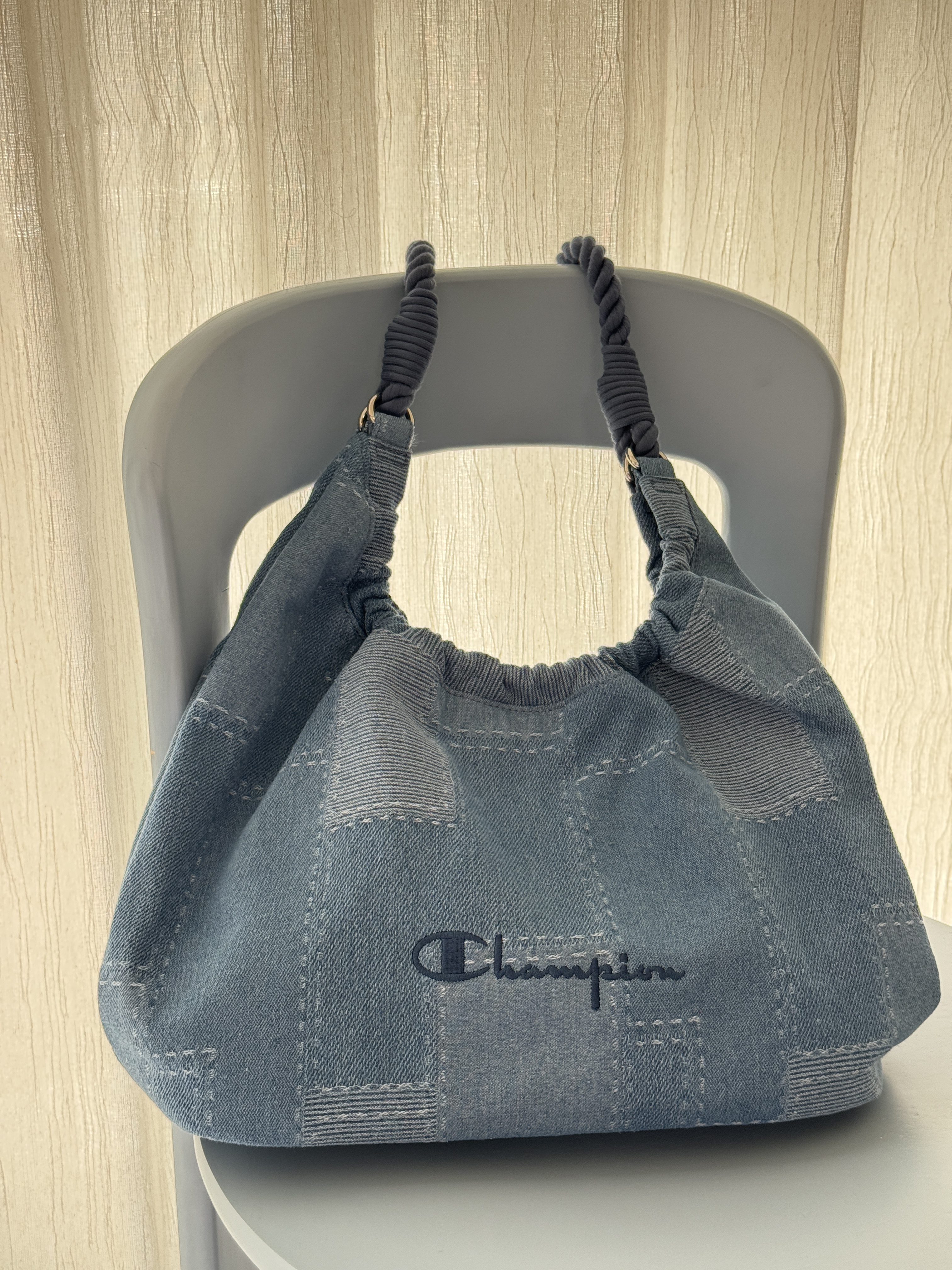 代購-Champion Squeeze Tote Bag SS25 撞色復古 單肩包 4色