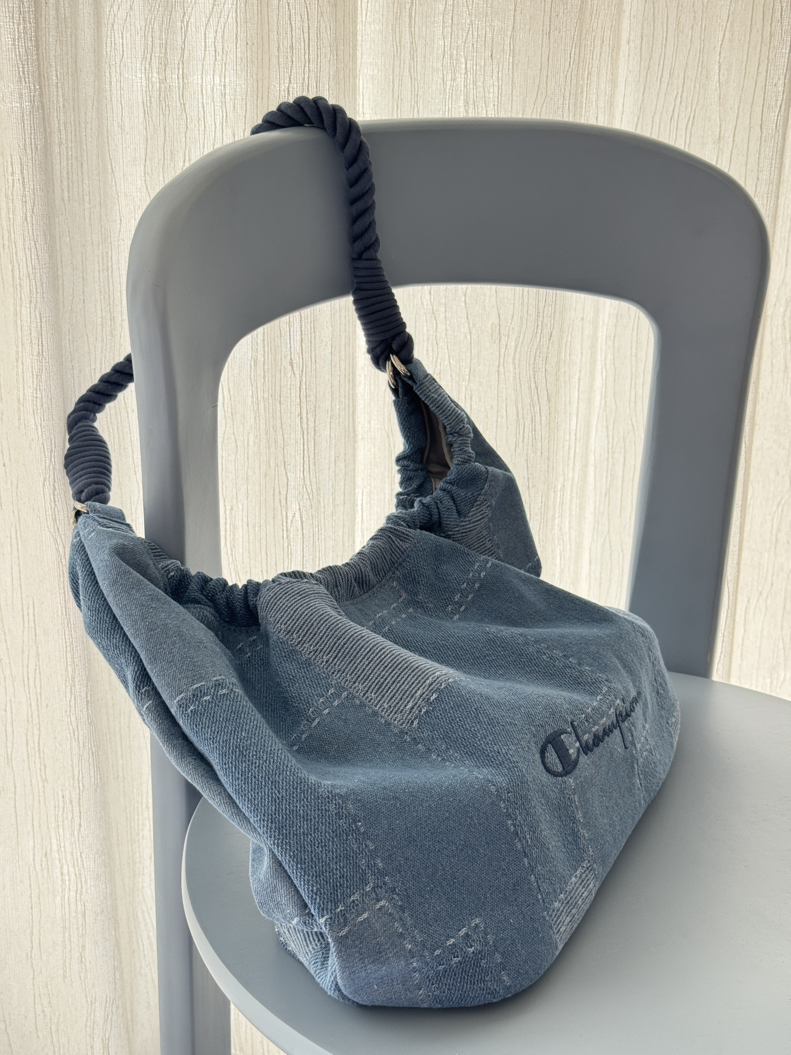 代購-Champion Squeeze Tote Bag SS25 撞色復古 單肩包 4色