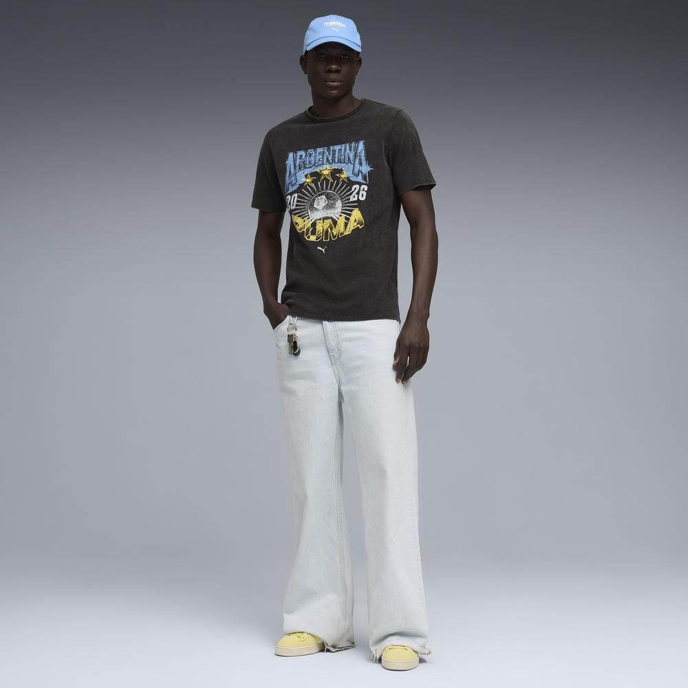 PUMA 短T 足球系列 FAN 90S 阿根廷 國家概念 短袖 T恤 男 66060203