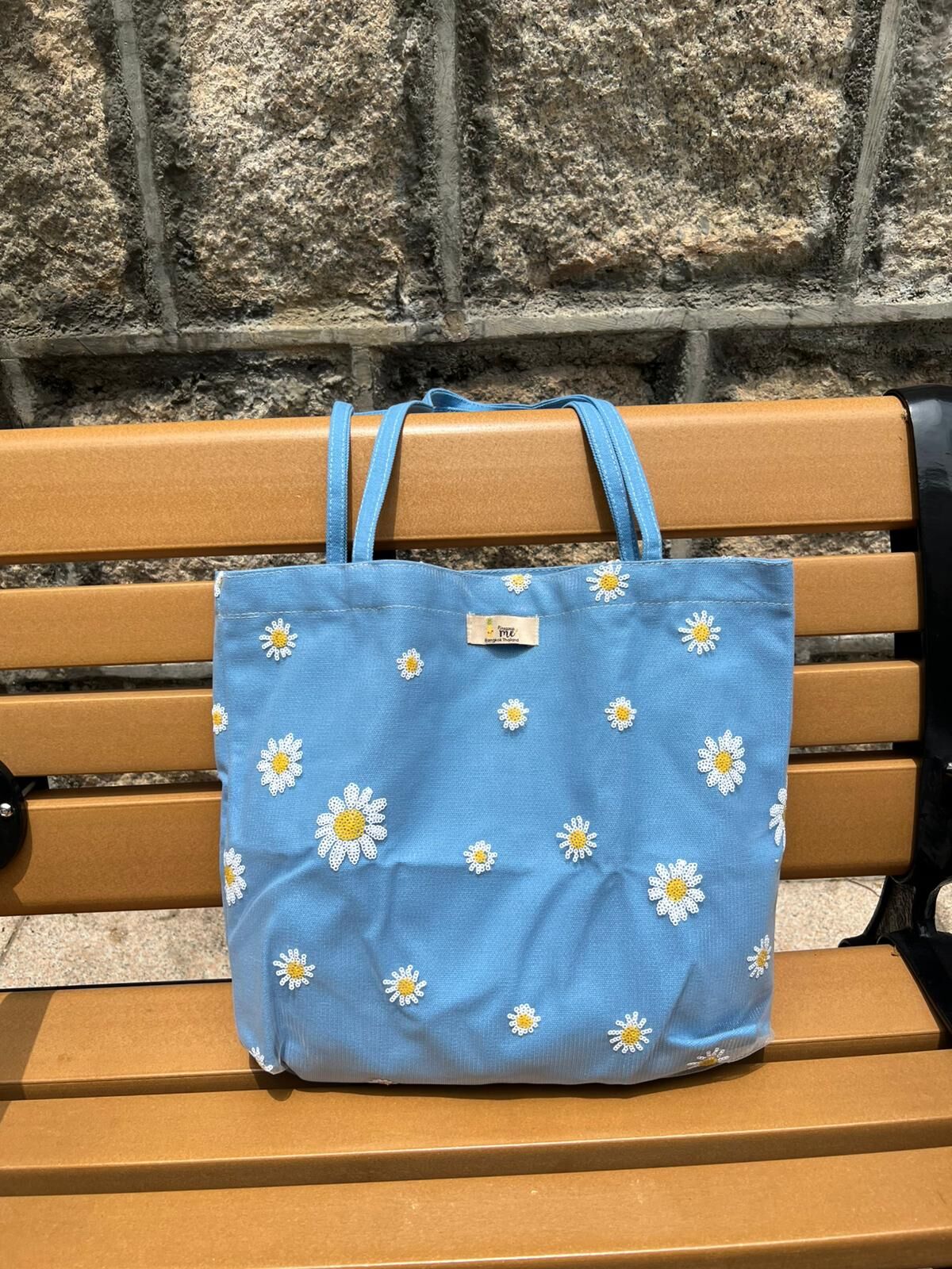 泰國 刺繡花花 袋