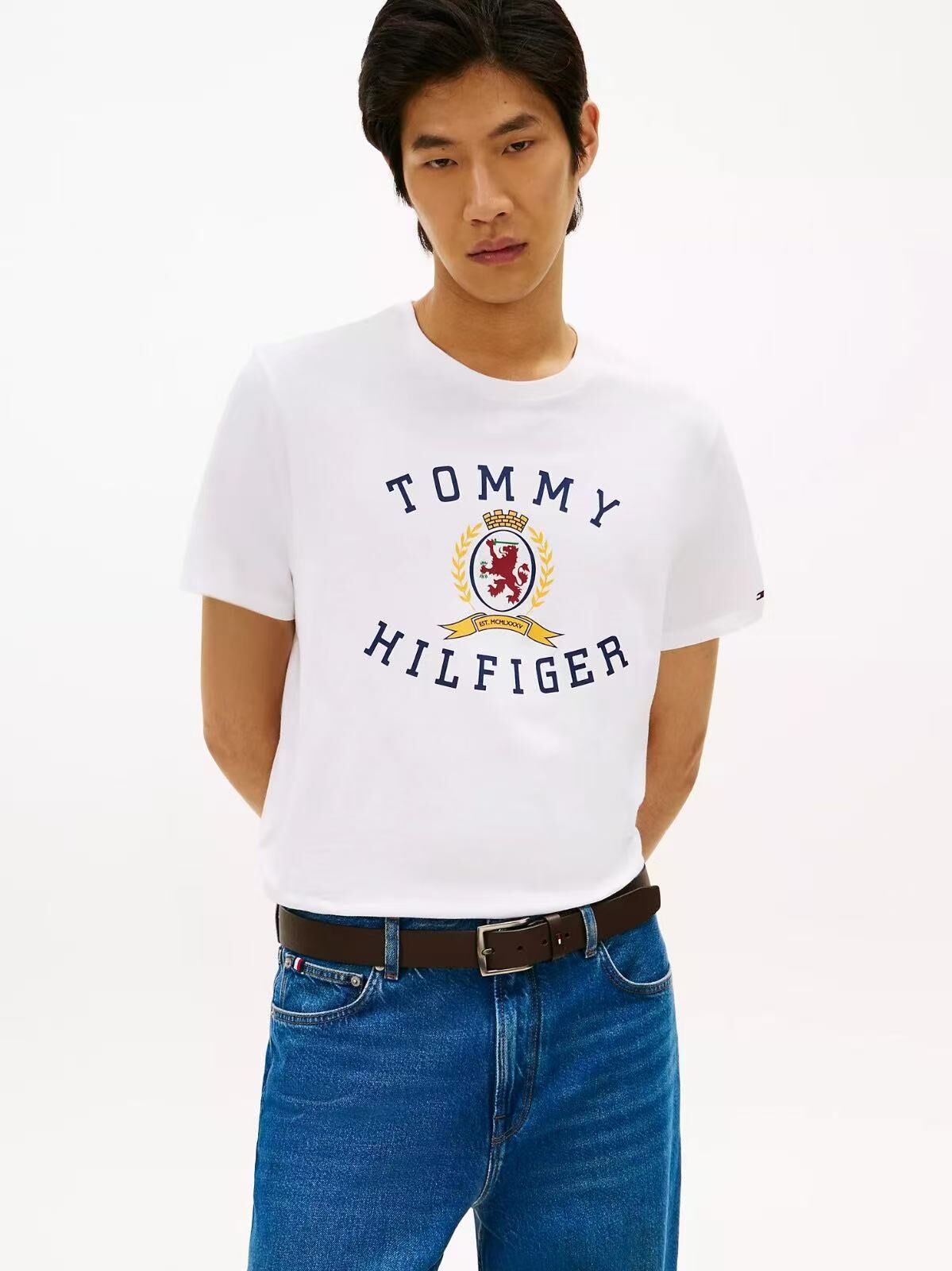 【預購】Tommy Hilfiger H051351 男裝Hilfiger Crest Logo 短袖上衣
