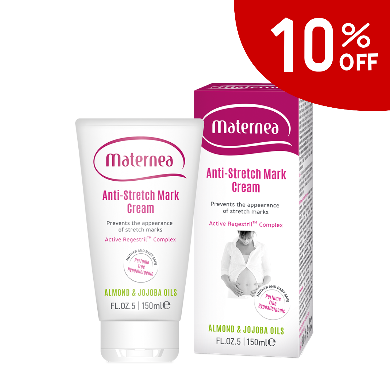 【9折！Exp: 06/2028】Maternea 防妊娠紋美體霜 150ml