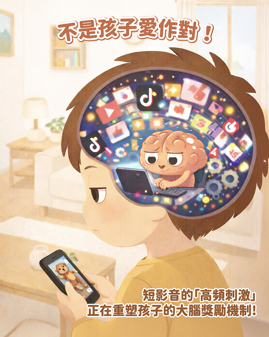 孩子看短影音停不下來?比起禁止,家長更該做的數位排毒3階段