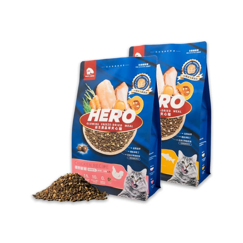 HEROMAMA 益生菌晶球夾心糧 全齡貓飼料