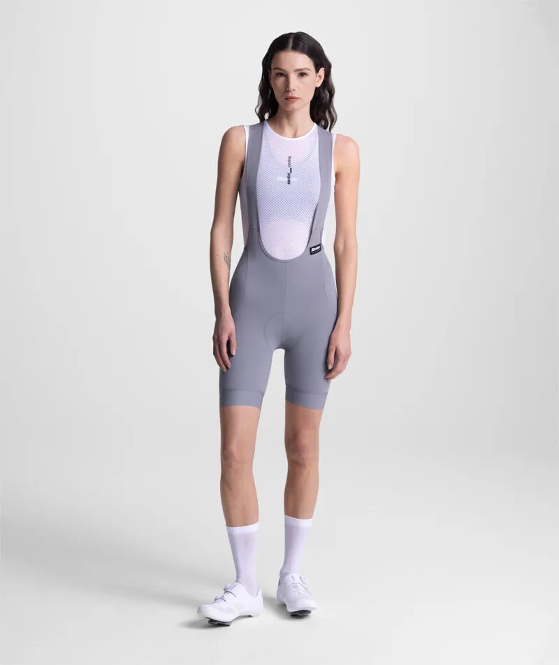 Santini RTR新版女性吊帶短褲- 灰