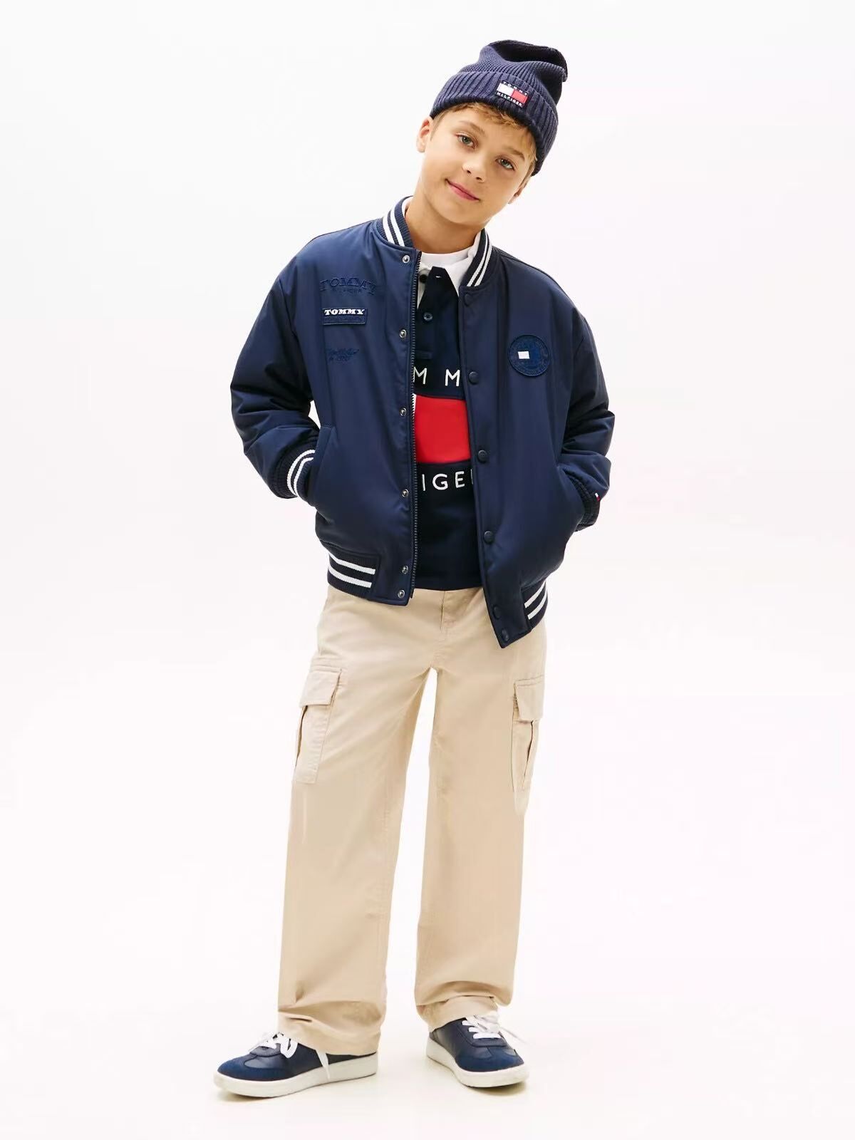【預購】Tommy Hilfiger H051361 男童工裝褲