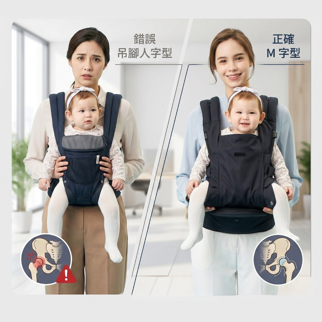 揹新生兒的 5 個常見錯誤姿勢,你中了幾個?