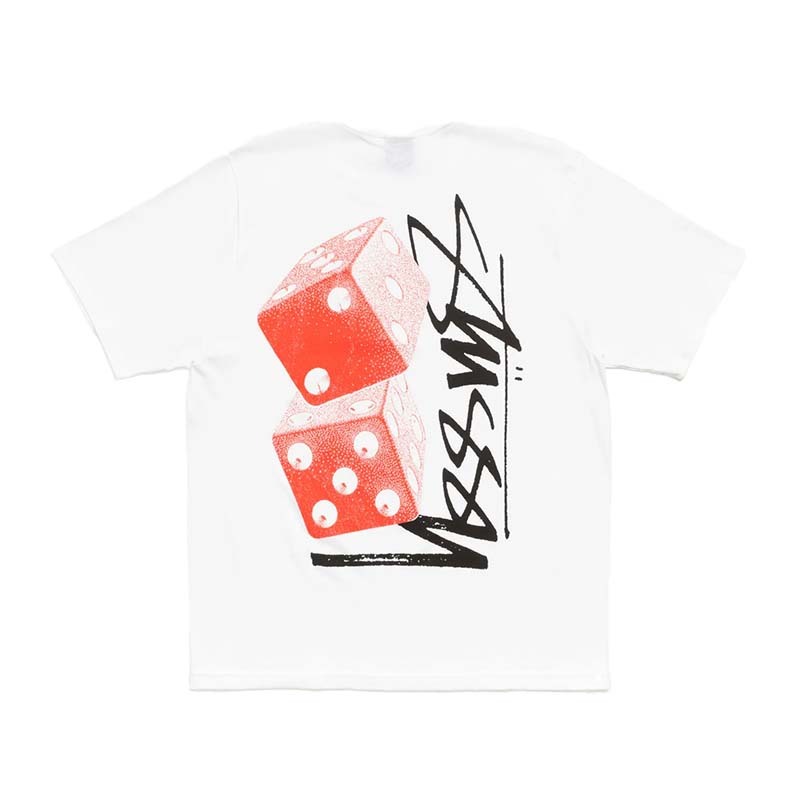 Stussy Tall Dice Tee 骰子 短袖 白色 1905187-WE [台灣現貨]