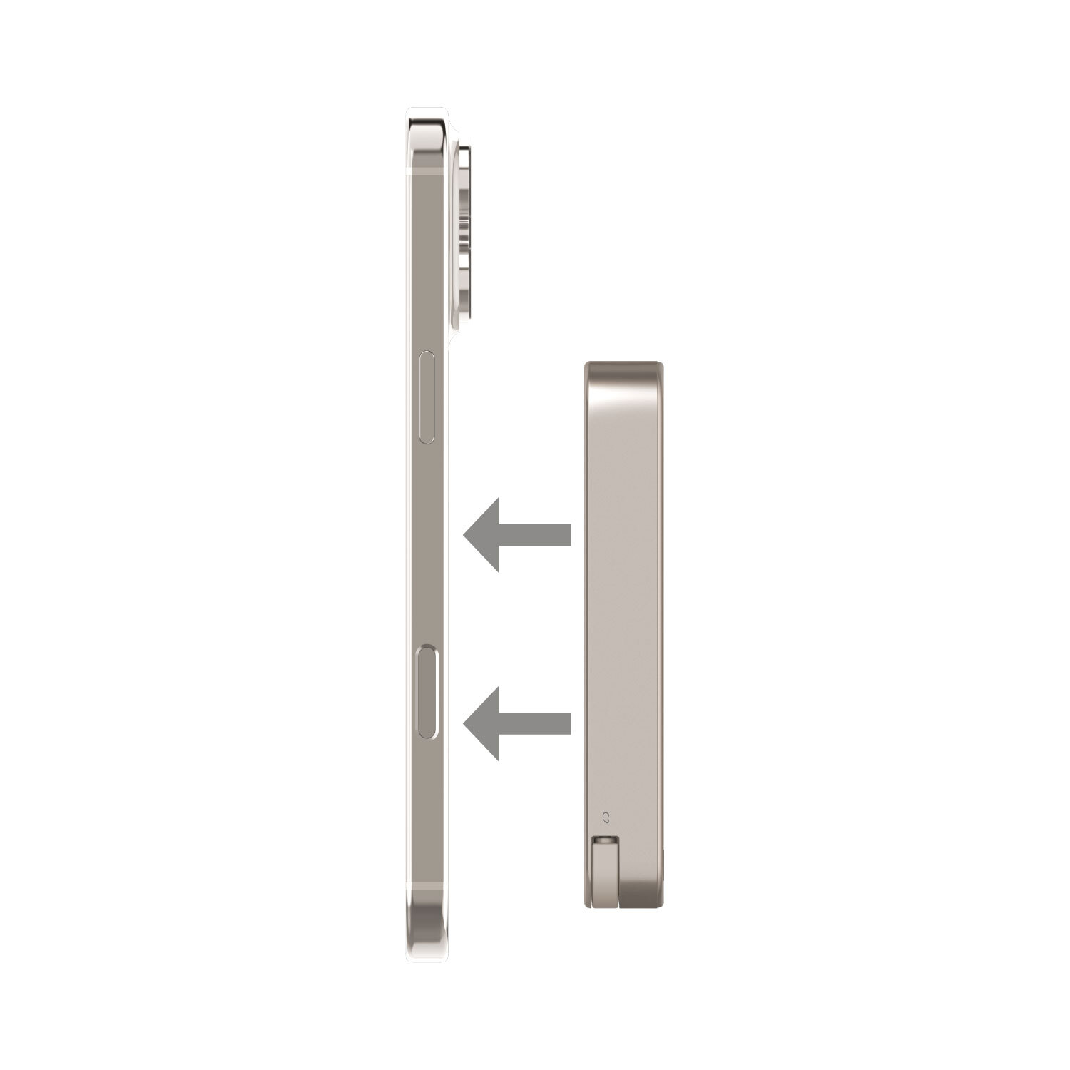 MOMAX 1-Power F.Pass+ 10000mAh 磁力帶線流動電源 鈦色 #IP158L《CCC認證》《香港行貨》《2年保養》