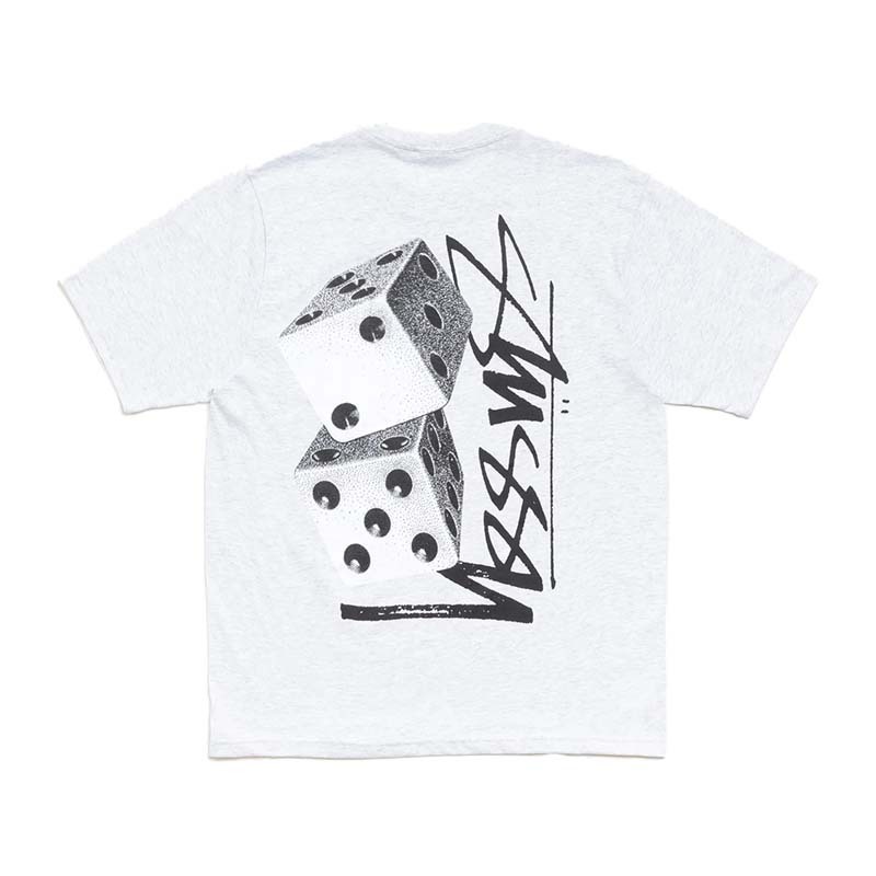 Stussy Tall Dice Tee 骰子 短袖 灰色 1905187-AR [台灣現貨]
