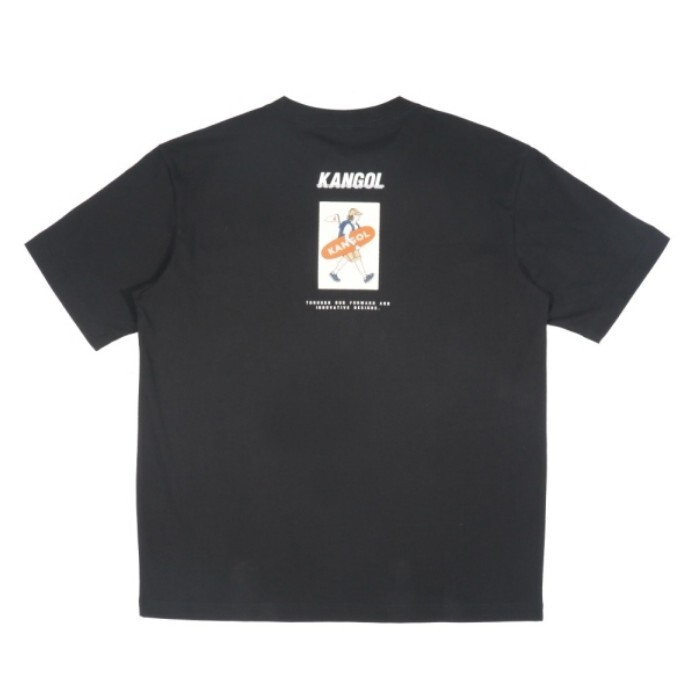KANGOL 短袖 黑 趣味人物 滑板圖 短T 中性 6525102320