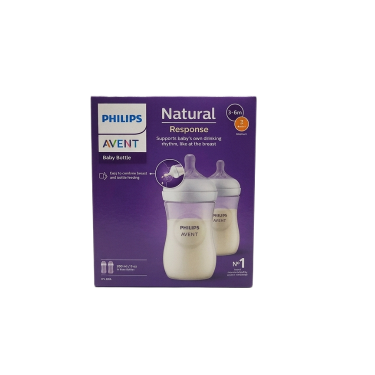 Avent Natural Response  奶樽2個裝 9OZ 特級柔軟-歐洲制