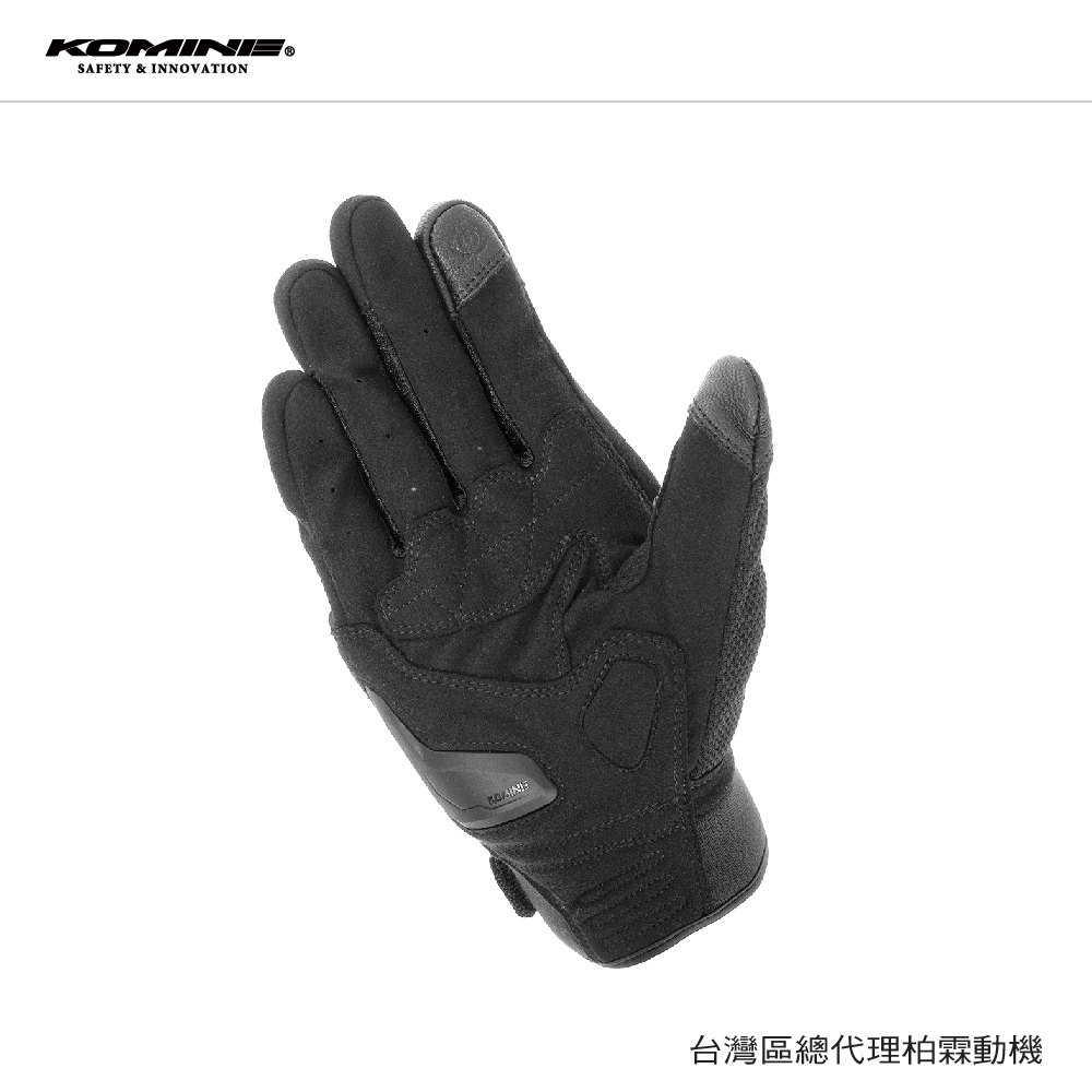 【KOMINE】  GK2563 皮革防摔手套