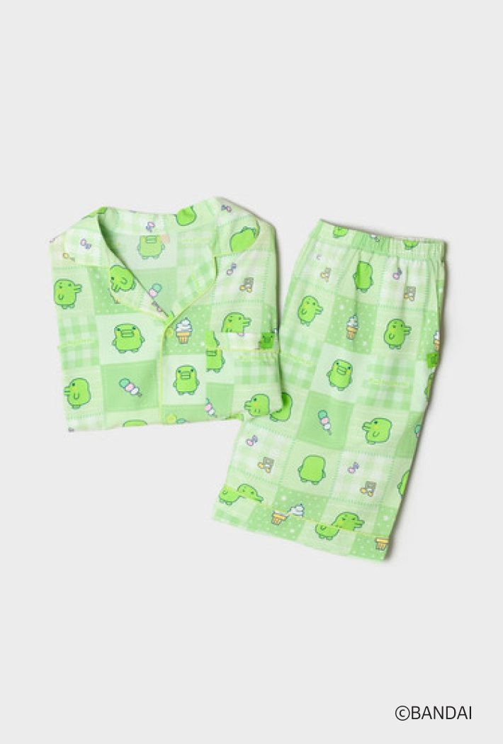 SPAO Tamagotchi Y2K Patchwork Pajama (Green)