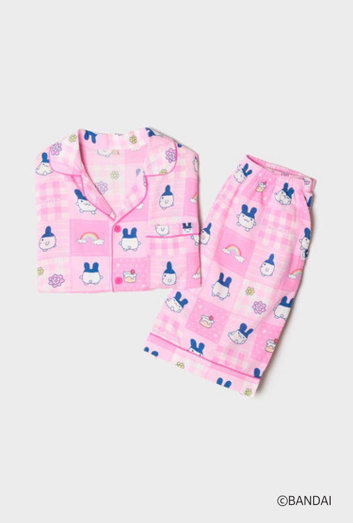 SPAO Tamagotchi Y2K Patchwork Pajama (Pink)