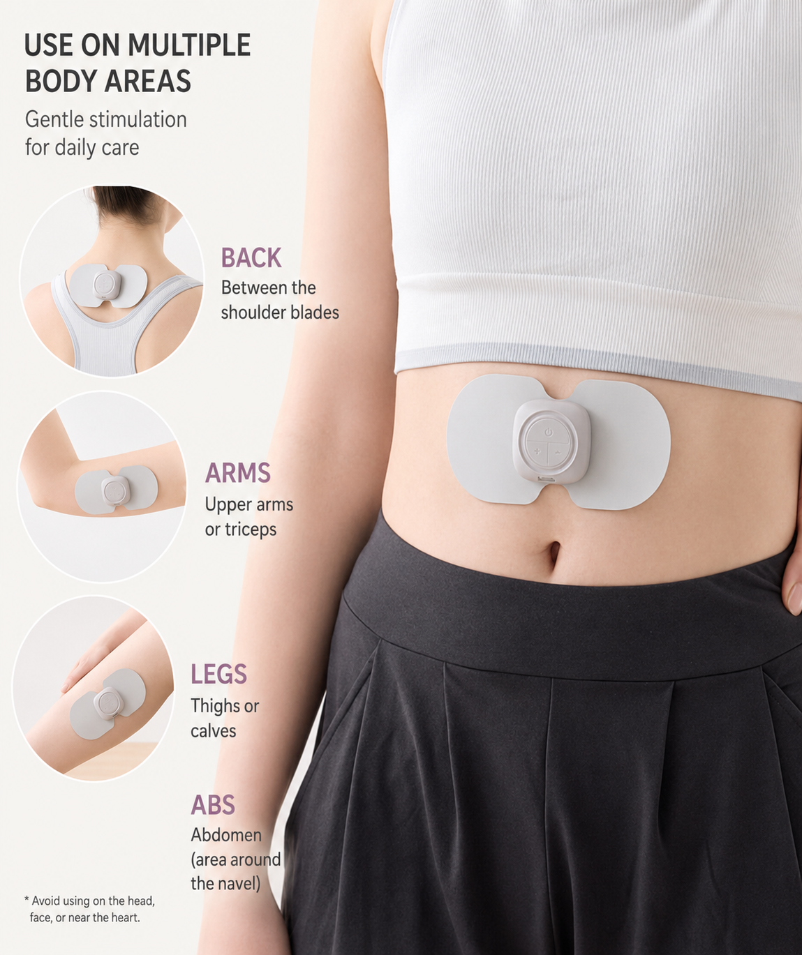 JP641 EMS Compact Abdominal Pad / Hemle
