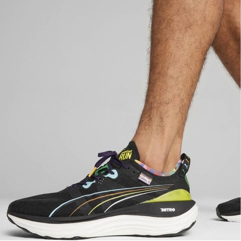 PUMA 慢跑鞋 FOREVERRUN NITRO 黑 氮氣 運動鞋 男 38009902