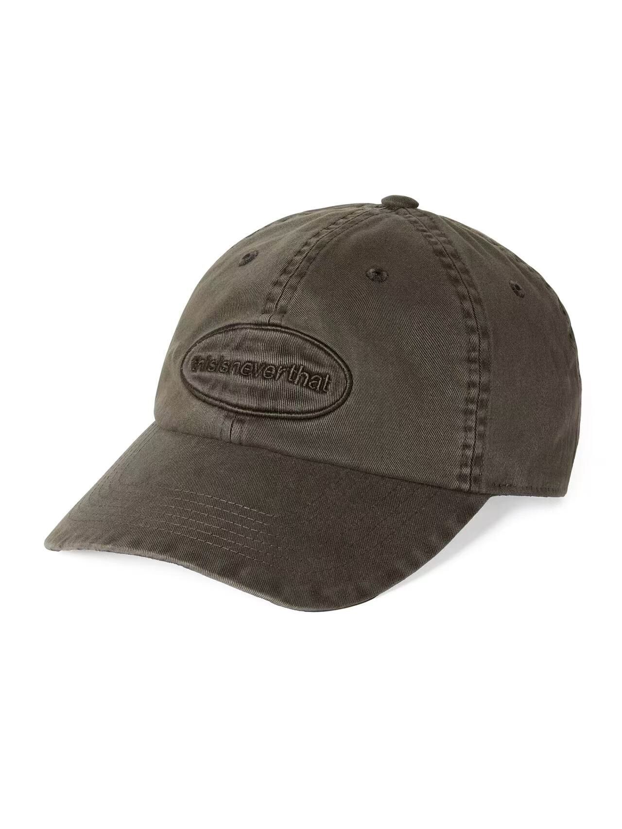 THISISNEVERTHAT OVERDYED E/T-LOGO CAP TN260WHWBC02 CHARCOAL