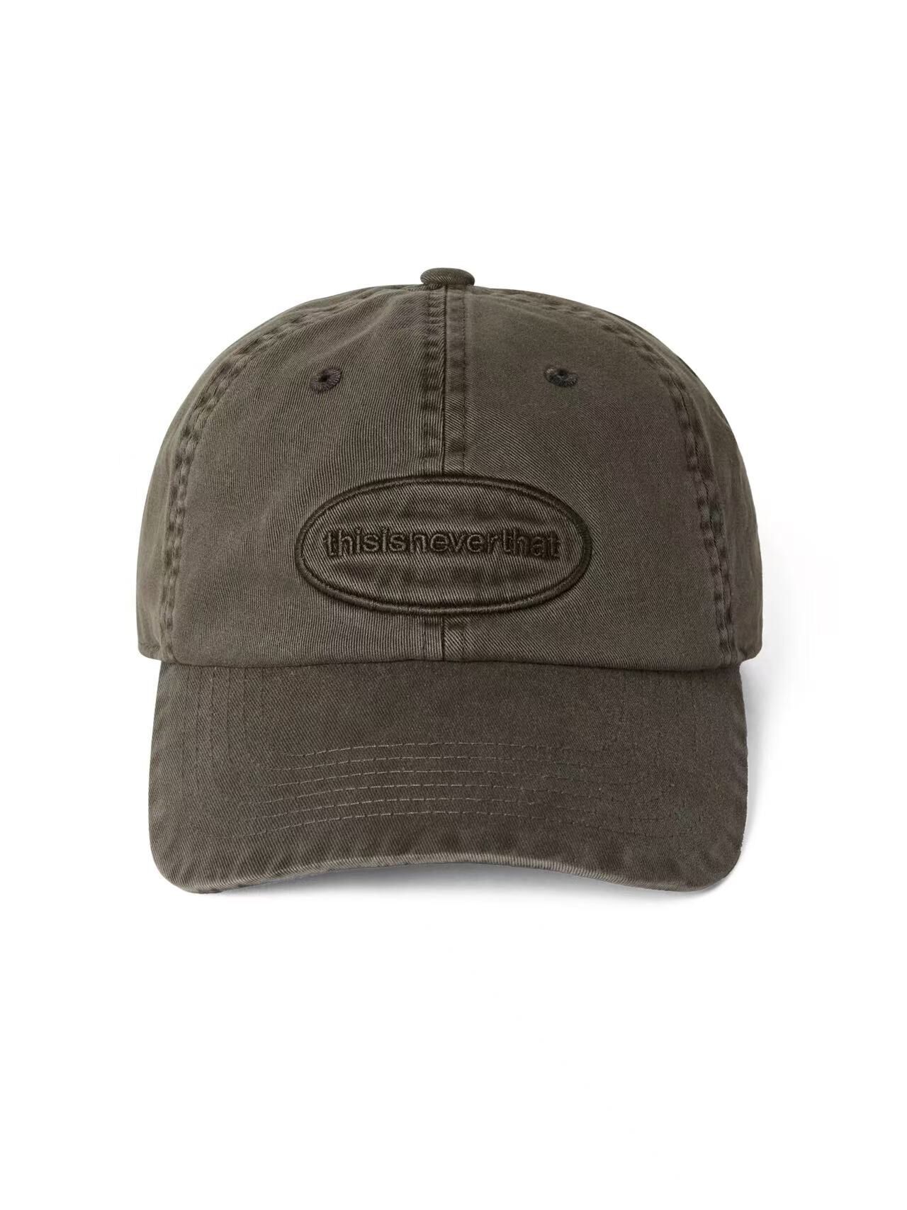 THISISNEVERTHAT OVERDYED E/T-LOGO CAP TN260WHWBC02 CHARCOAL