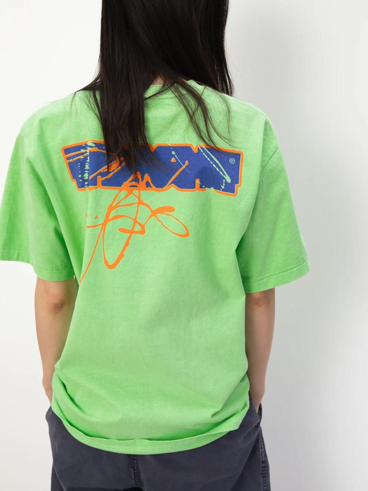 THISISNEVERTHAT INK TRAIL TEE TN261TTSST08 BRIGHT GREEN
