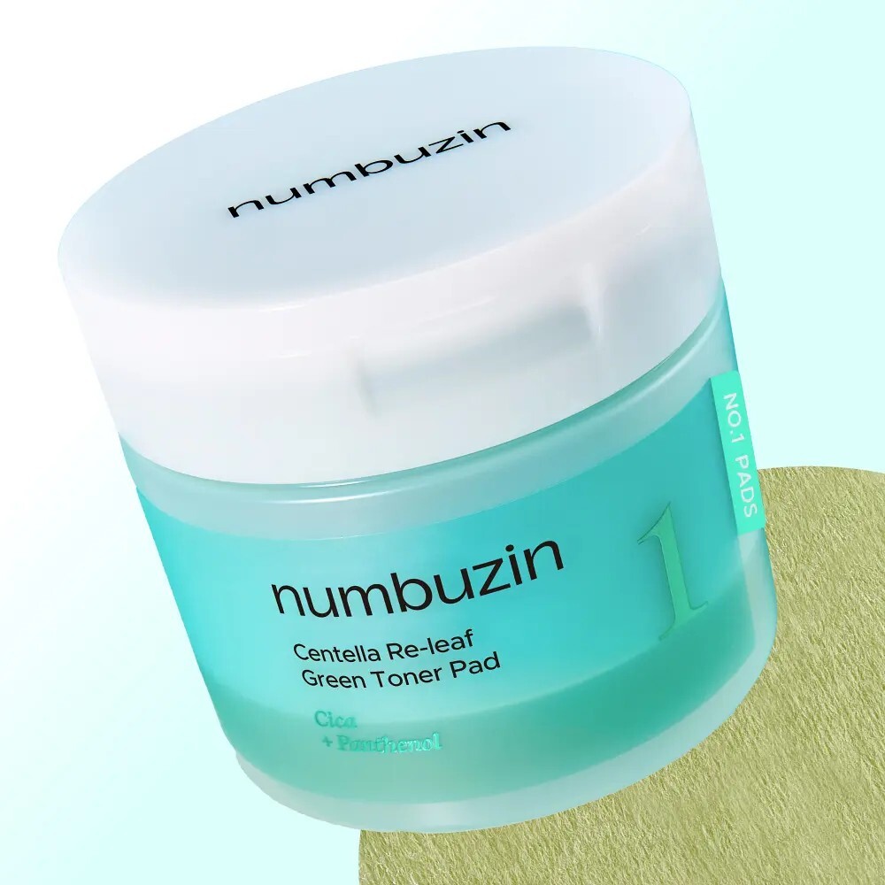 numbuzin No.1 積雪草煥膚綠棉片 70片裝（+10片棉片）