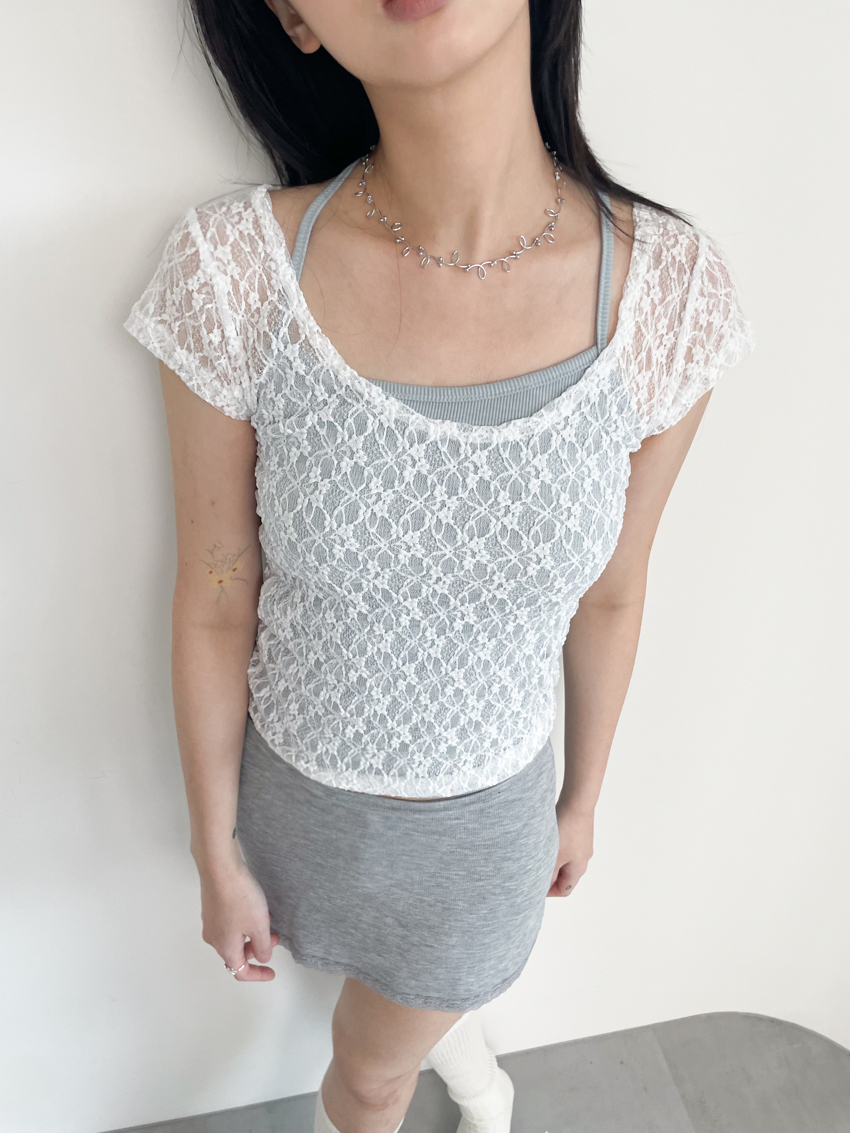 irregular curve necklace