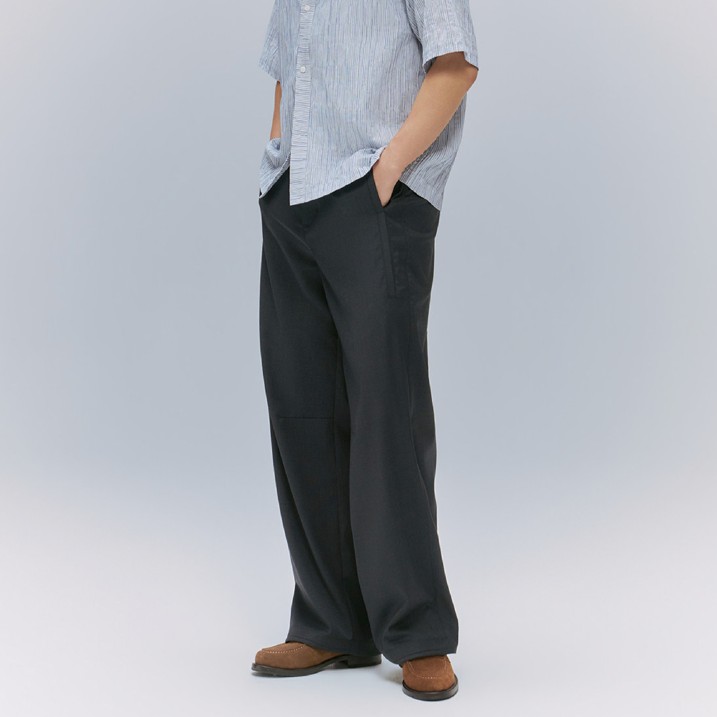 TANOXI Worsted Wool Easy Pants 輕紡羊毛 休閒長褲 [TNX-P406]