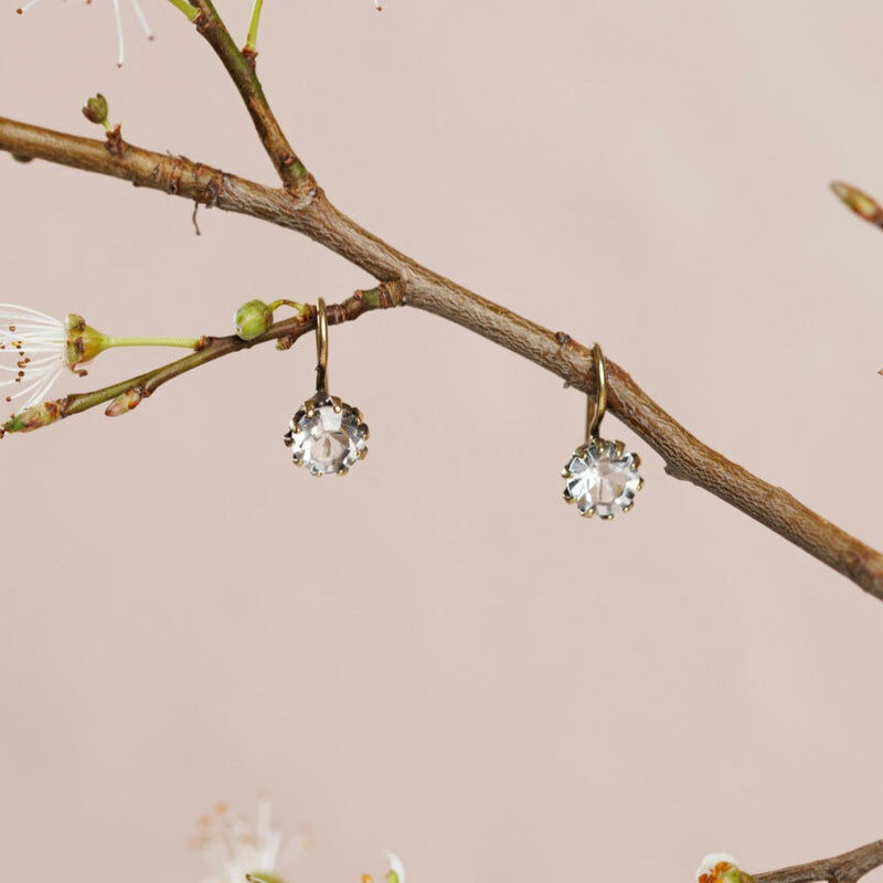 1TA0518-036 [TATABORELLO] TULLE 耳環 水晶 (EU)