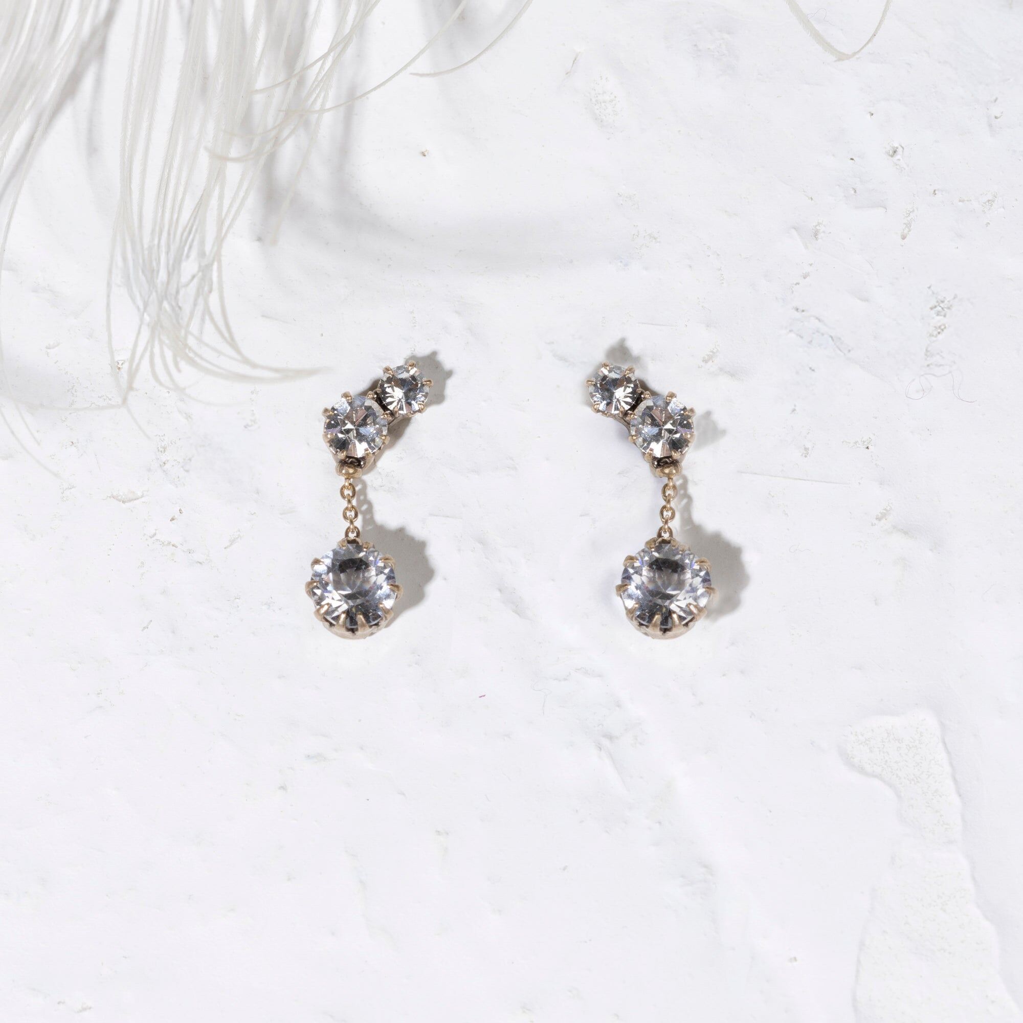 1TA0518-049 [TATABORELLO] BROCCATO 耳環 水晶 (EU)
