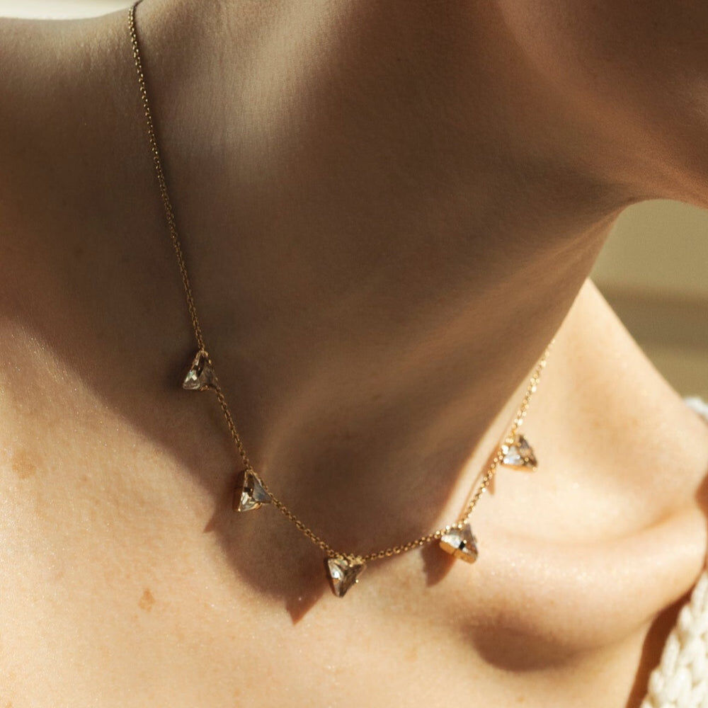 1TA0518-053 [TATABORELLO] SPINE 項鍊 水晶 (EU)