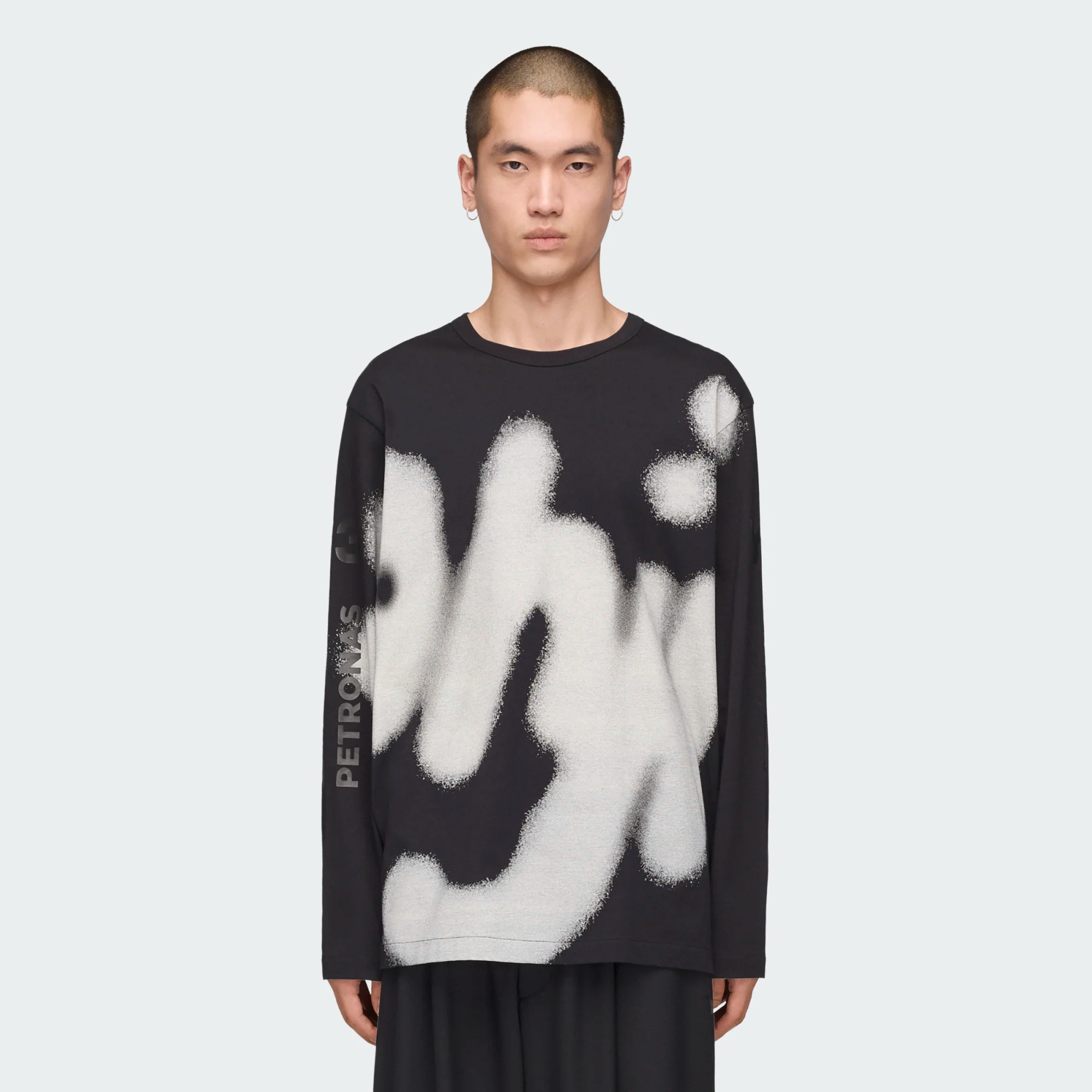 【 Y-3 x F1 YOHJI LS TEE 聯名限定薄長TEE - 黑 】
