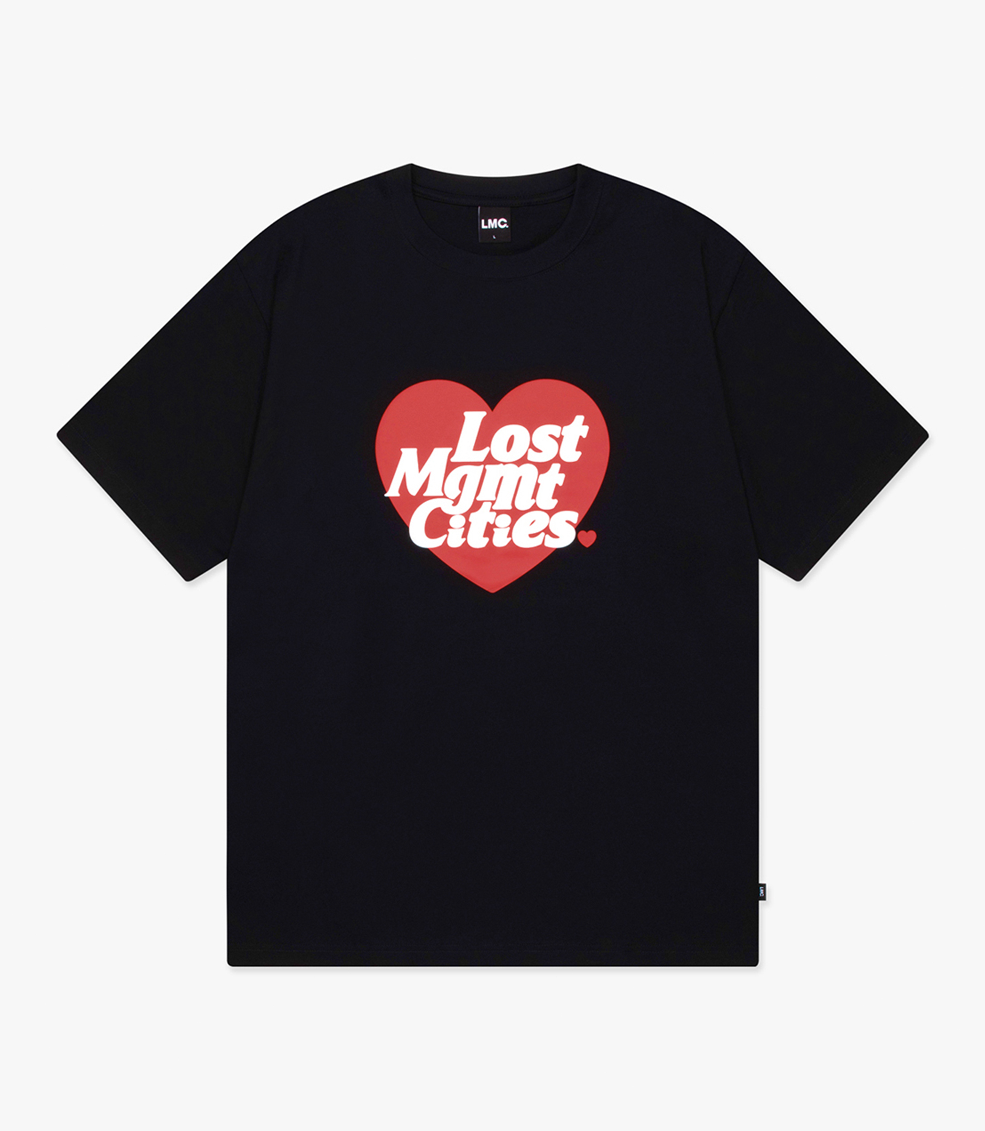 LMC 愛心印花T恤(黑色)