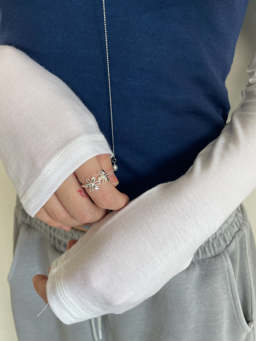 dual flower ring