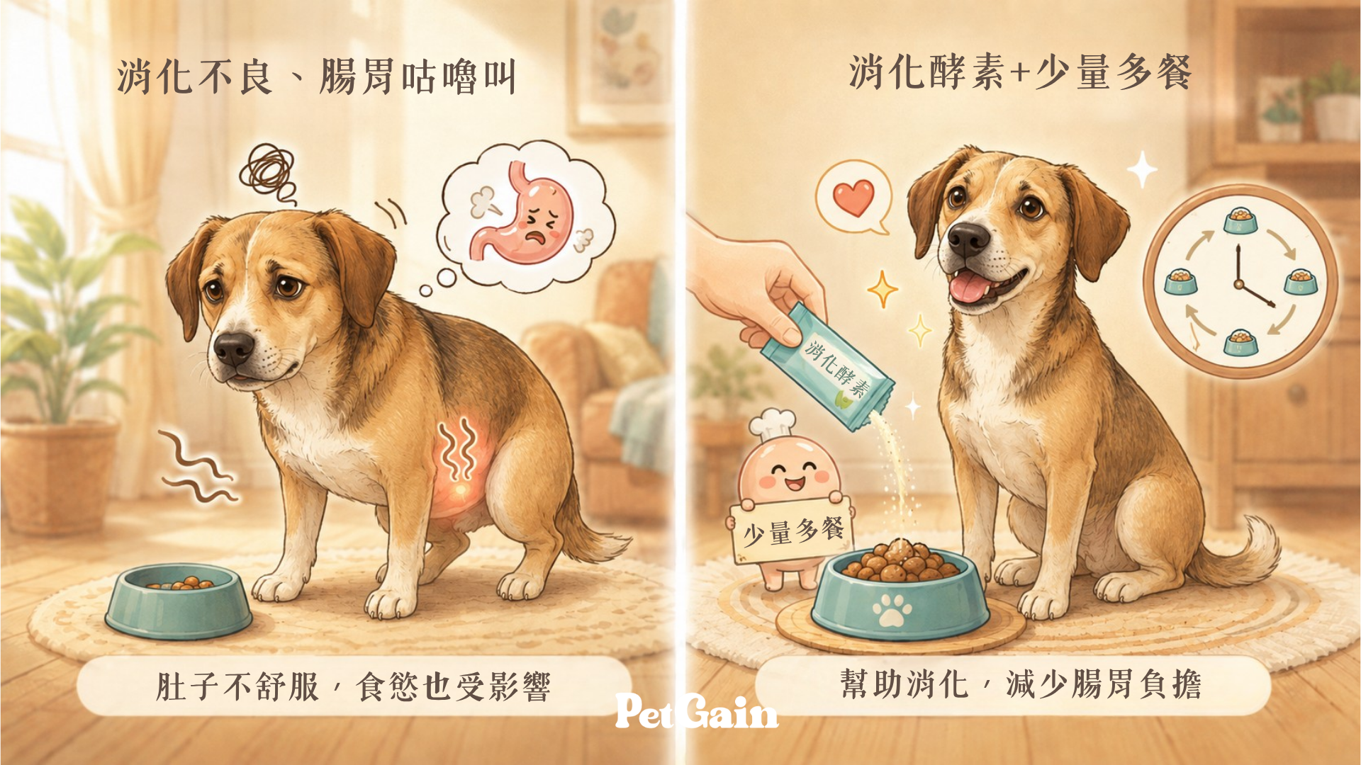 有效幫助狗狗減緩消化不良的3個方式 - PetGain