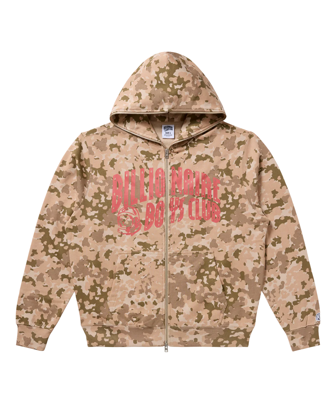 BB CAMO ZIP HOODIE JACKET