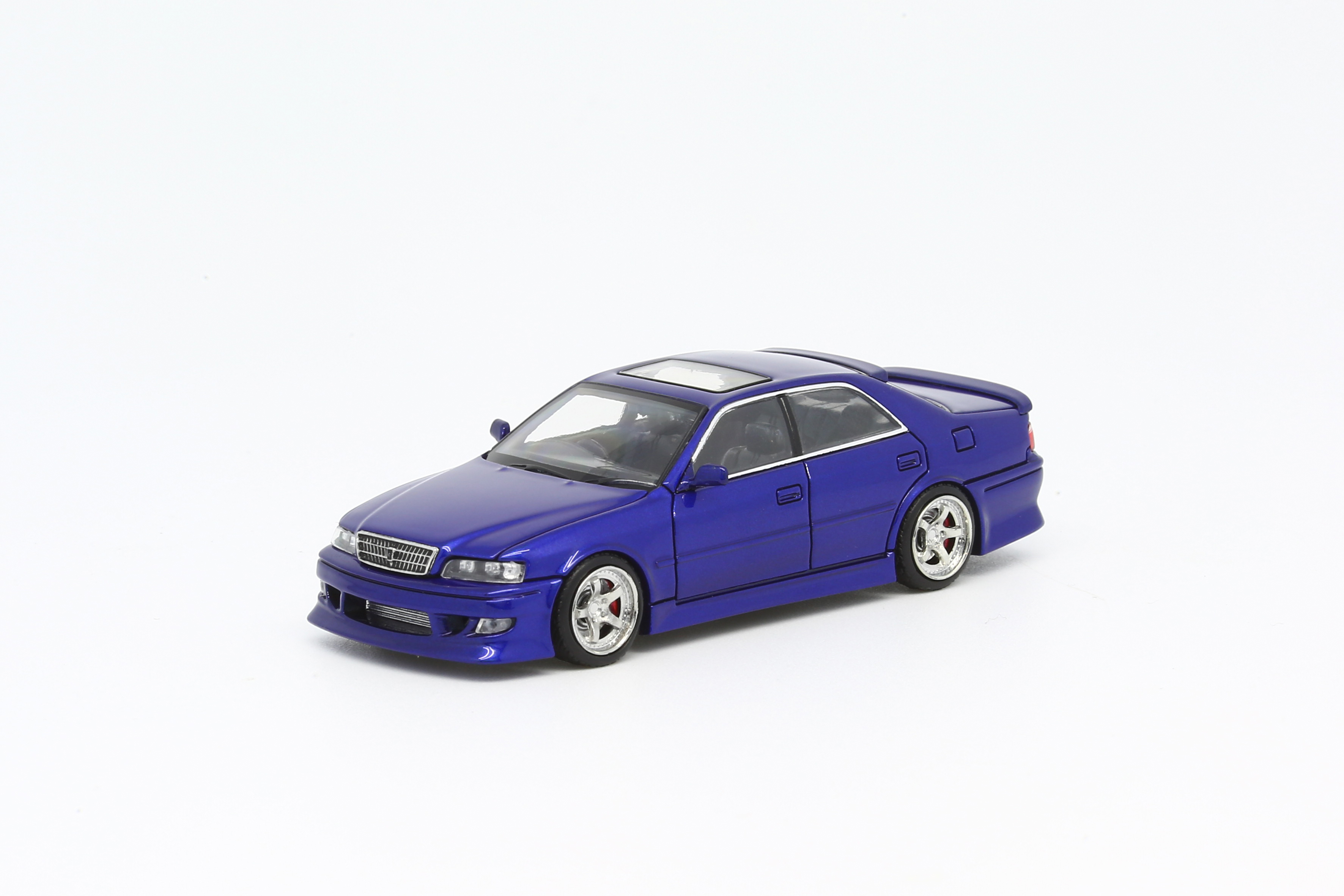 1/64 Model 1 Toyota Chaser JZX100 Custom Version Royal Blue (C33703 )