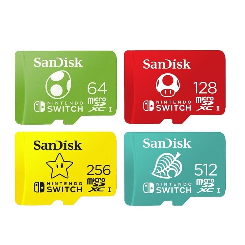 SanDisk  Nintendo Switch 專用 microSDXC 64GB 128GB 256GB 512GB 1TB U3 V30 記憶卡
