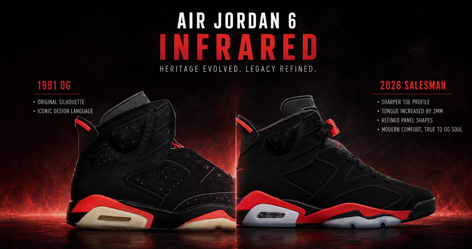 Air Jordan 6 Infrared Salesman
