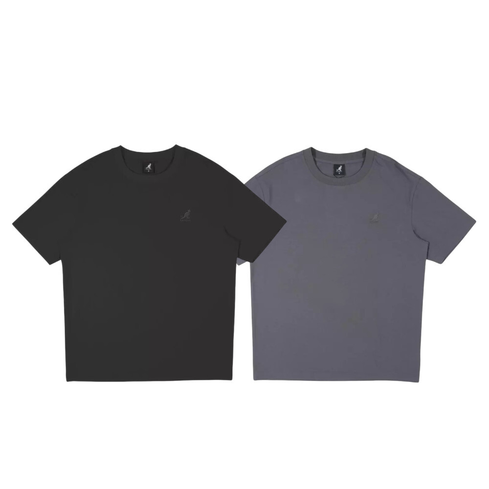 KANGOL 短T 深灰 黑 涼感 經典圓領T 短袖 中性 6525102612 6525102620
