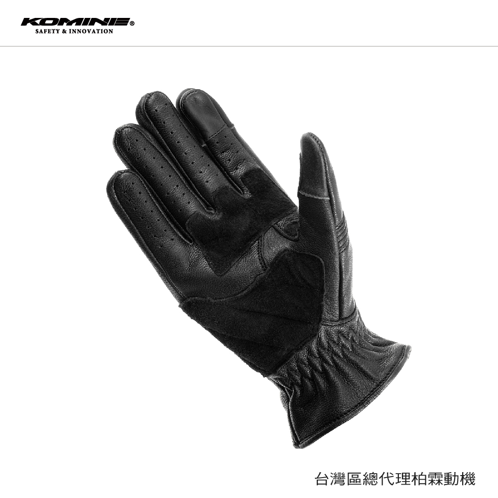 【KOMINE】 GK263 復古皮手套