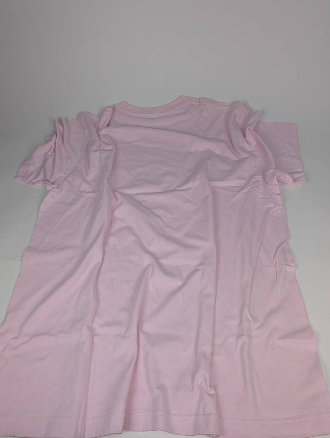 微瑕疵-左右腳手臂肩膀領口正面背面泛黃 3500101-495 2XL UA 5.6OZ素T 淺粉紅