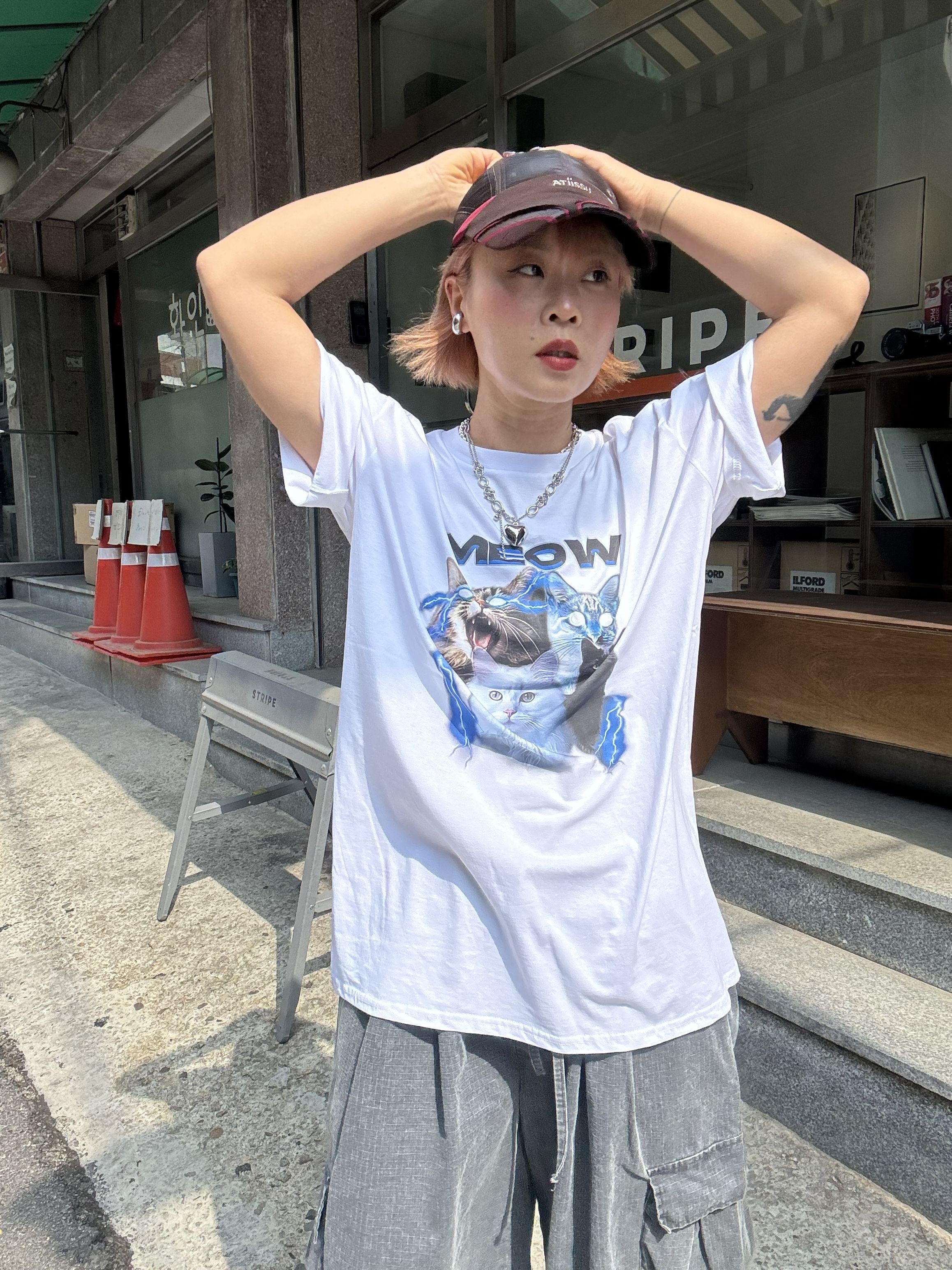 Crazy 喵喵Tee (2色)