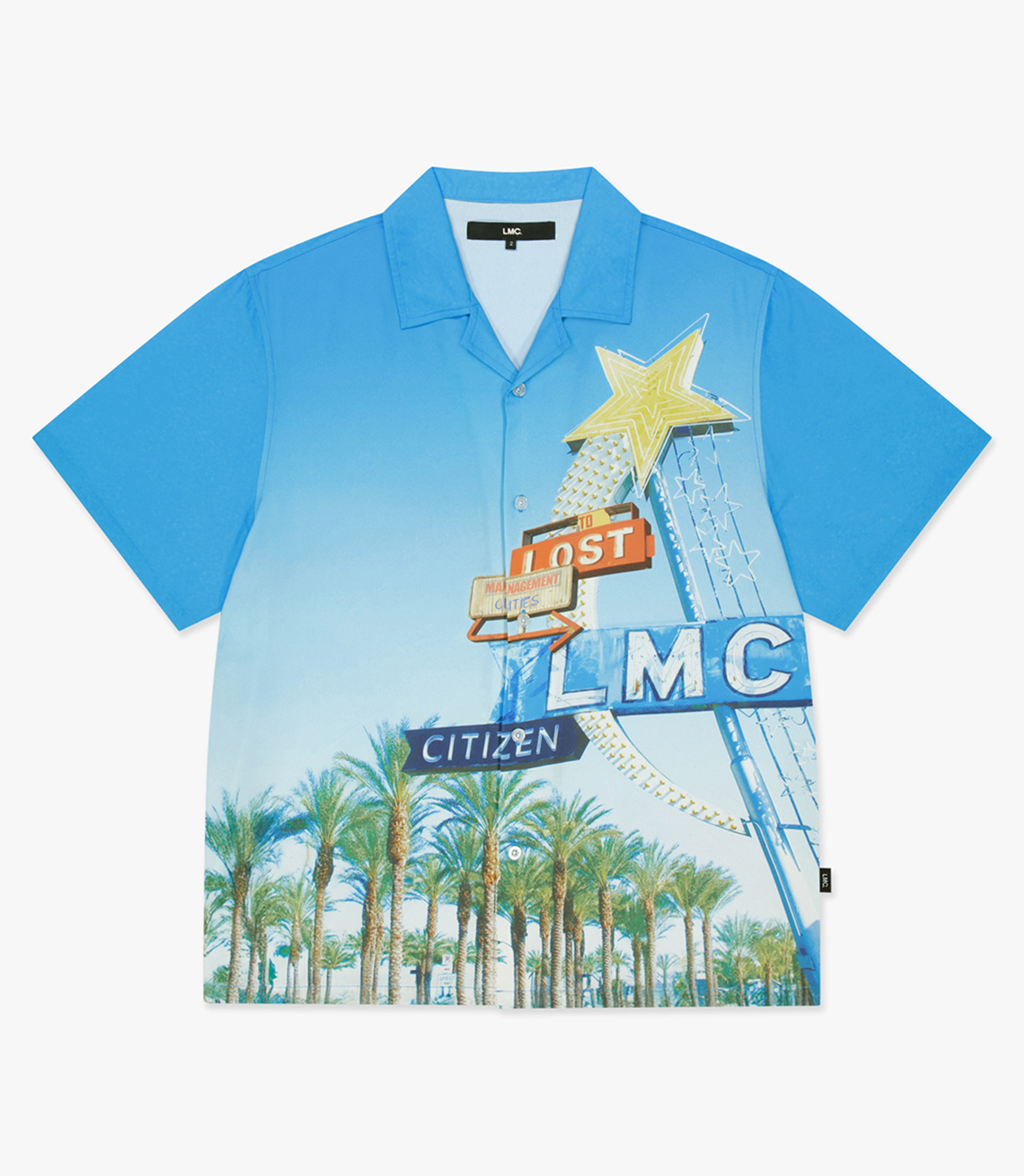 LMC 渡假風景印花襯衫