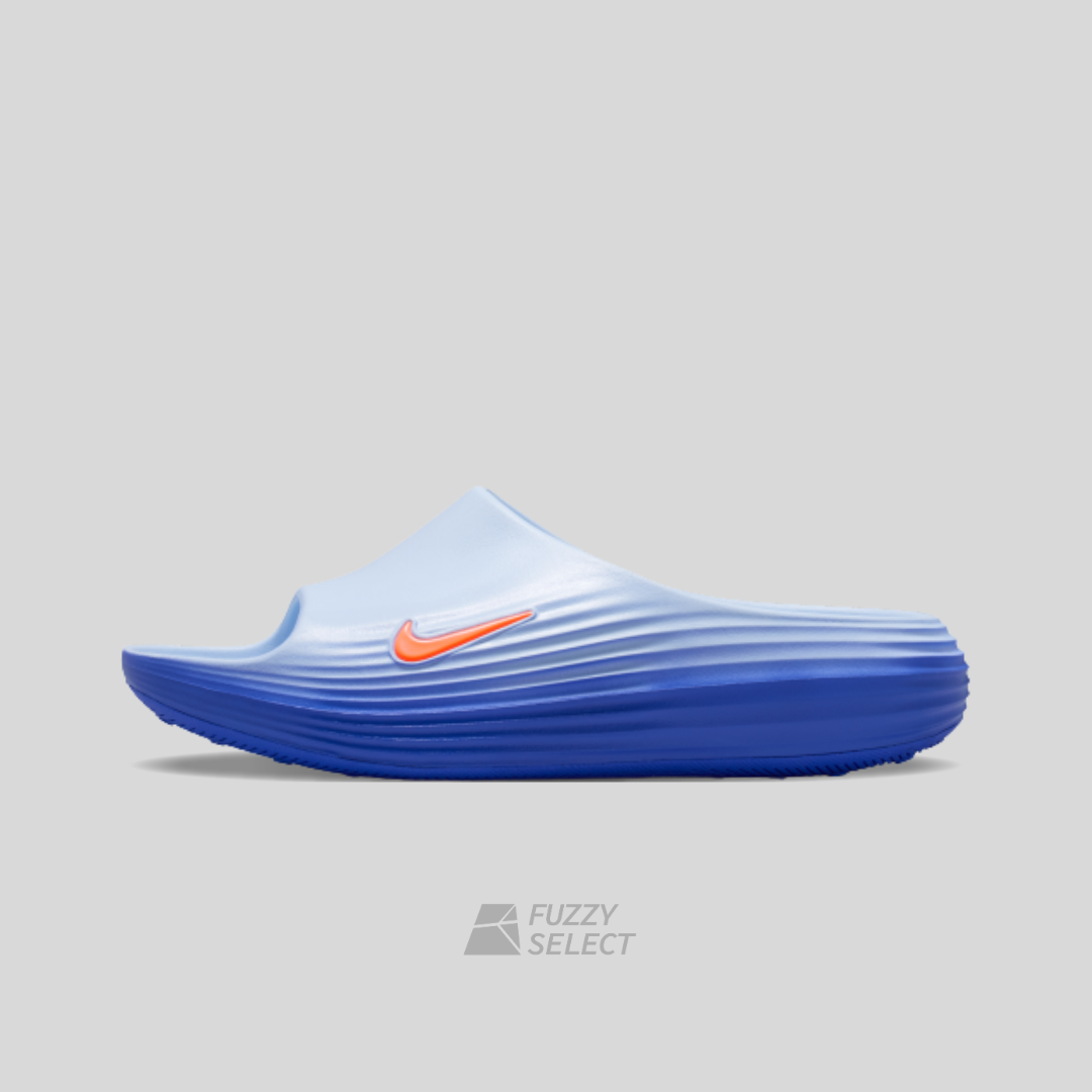 【逢甲 FUZZY】Nike ReactX Rejuven8 "Hydrogen Blue" 防水拖 藍橘 HV4479-405