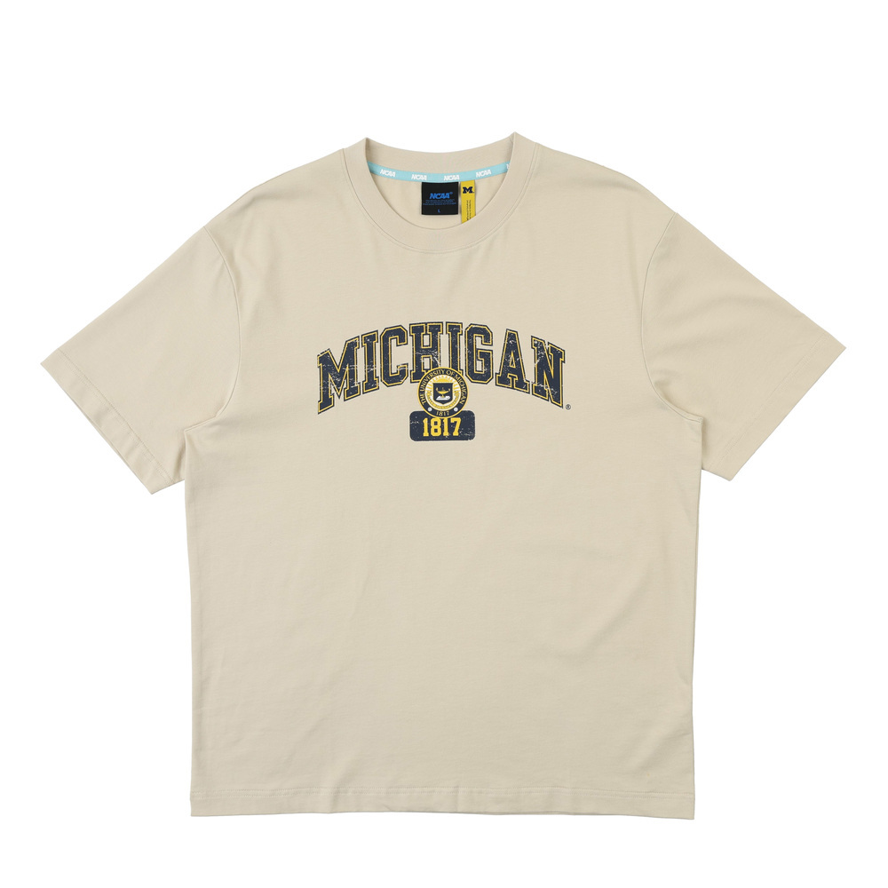 NCAA 短T 卡其 MCG 排字T 短袖 中性 7625101831