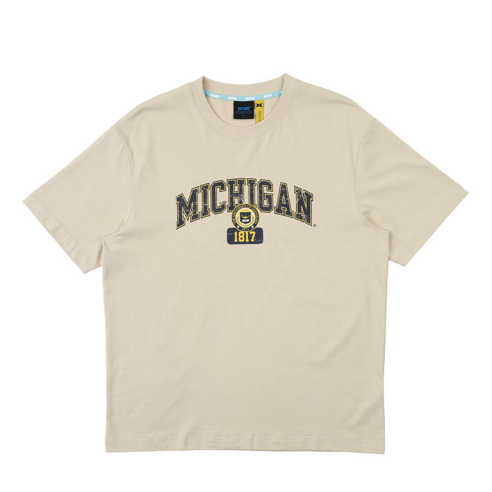 NCAA 短T 卡其 MCG 排字T 短袖 中性 7625101831